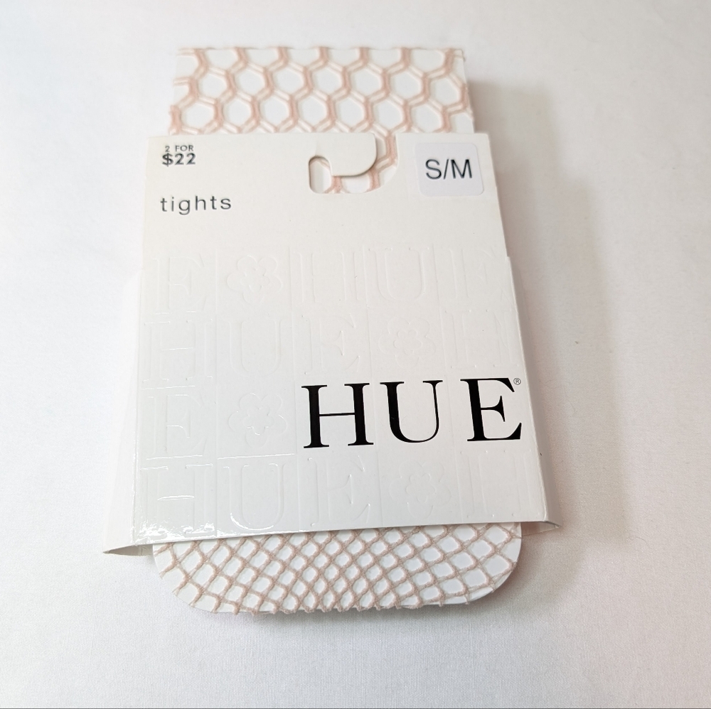 NWT HUE Fishnet Style Tights Size Small/MEDIUM